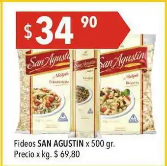 Hergo Fideos San Agustin x 500gr oferta