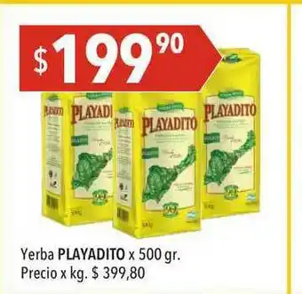 Hergo Yerba Playadito x 500gr oferta