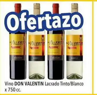 Hergo Vino Don Velentin Lacrado Tinto Blanco x 750cc oferta