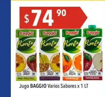 Hergo Jugo Baggio Varios Sabores x 1lt oferta