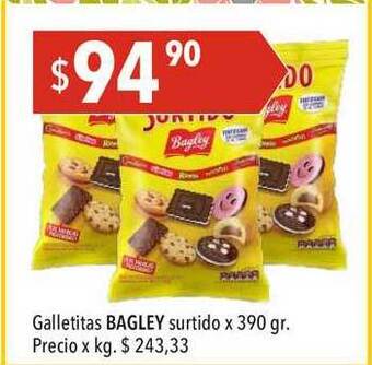 Hergo Galletitas Bagley Surtido x 390gr oferta