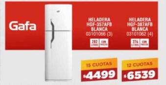 Gafa Heladera HGF-357AFB Blanca