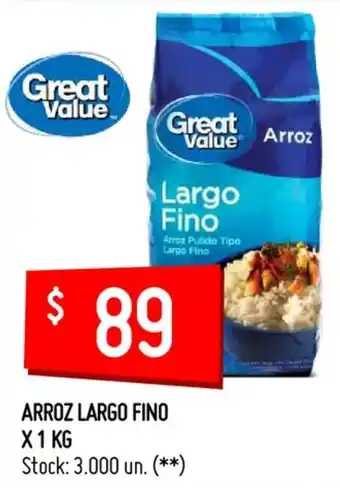 Changomas Arroz Largo Fino x 1 kg oferta