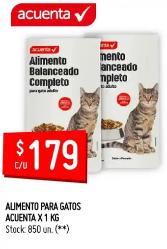 Changomas Acuenta Alimento Para Gatos x 1 kg oferta