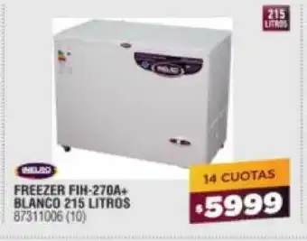 Inelro Freezer FIH-270A+ Blanco 215 Litros