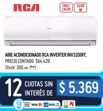 Changomas RCA Aire Acondicionado Inverter INV3200FC oferta
