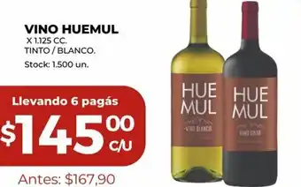 Super MAMI Vino Huemul x 1.125 cc oferta
