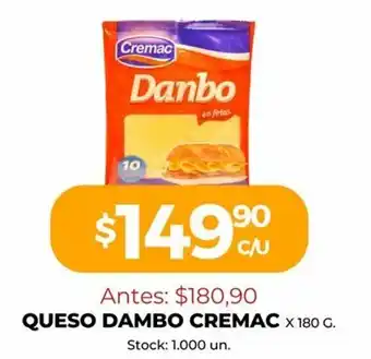 Super MAMI Queso Dambo Cremac x 180 g oferta