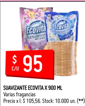 Walmart Ecovita Suavizante x 900 ml oferta