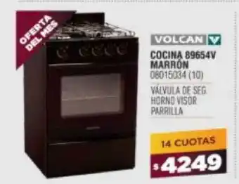 Bringeri Volcan Cocina 89654V Marrón oferta