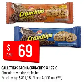 Walmart Crunchips Galletitas Gaona x 172 g oferta