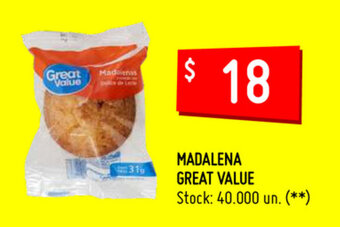 Walmart Madalena Great Value oferta