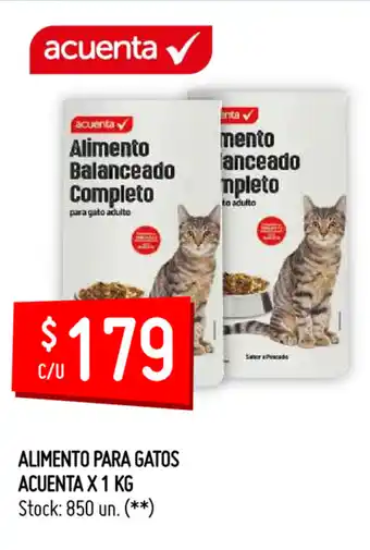 Walmart Acuenta Alimento Para Gatos x 1 kg oferta