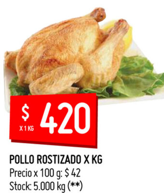 Walmart Pollo Rostizado x kg oferta