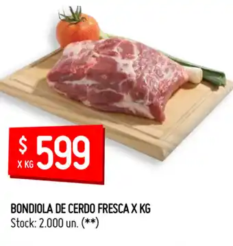 Walmart Bondiola De Cerdo Fresca oferta
