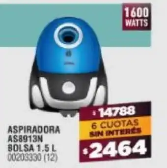 Aspiradora AS8913N Bolsa 1.5 L