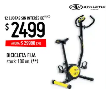 Walmart Athletic Works Bicicleta Fija oferta