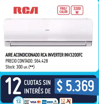 Walmart RCA Aire Acondicionado Inverter INV3200FC oferta