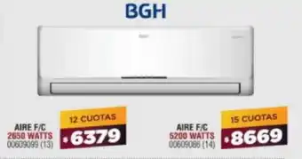 Bringeri BGH Aire F/C 2650 watts oferta