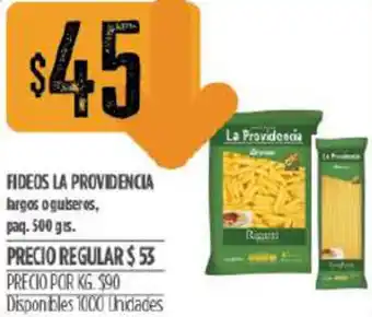 Supermercados Vea La Providencia Fideos 500 grs oferta