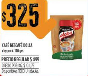 Supermercados Vea Café Nescafé Dolca 170 grs oferta
