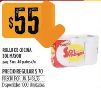 Supermercados Vea Sol Mayor Rollo De Cocina 3 un oferta