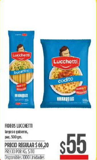 Supermercados Vea Lucchetti Fideos 500 grs oferta