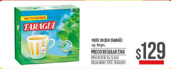 Supermercados Vea Taragüi Mate Cocido 150 grs oferta