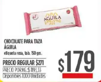 Supermercados Vea Águila Chocolate Para Taza 150 grs oferta