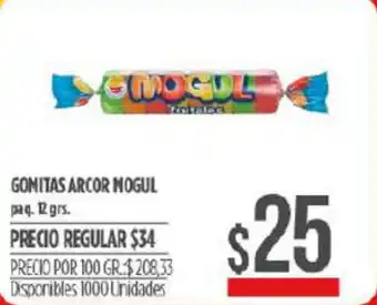 Supermercados Vea Arcor Mogul Gomitas 12 grs oferta