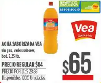 Supermercados Vea Agua Saborizada Vea 2.25 lts. oferta