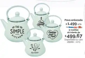 Cooperativa Obrera Pava Enlozada oferta