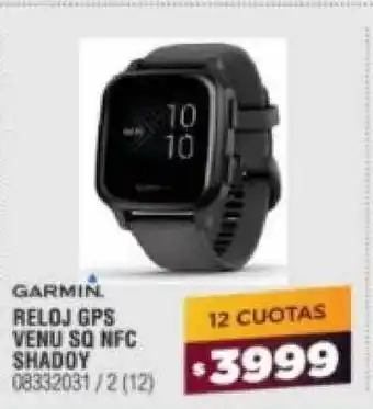 Garmin Reloj GPS Venu SQ NFC Shadoy