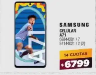 Bringeri Samsung Celular A71 oferta