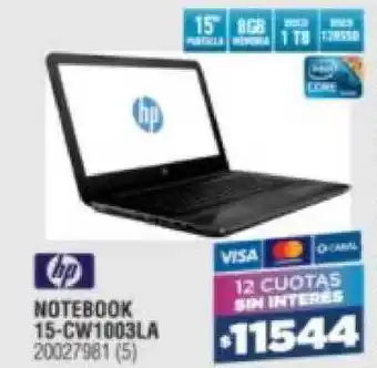 Bringeri HP Notebook 15-CW1003LA oferta