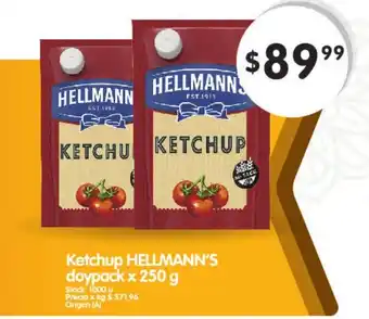 Supermercados Buenos Días Hellman's Ketchup doypack x 250g oferta