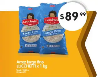 Supermercados Buenos Días Lucchetti Arroz largo fino x 1kg oferta