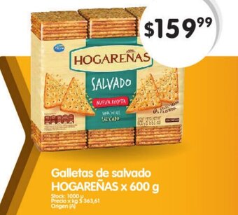Supermercados Buenos Días Hogareñas Galletas de salvado x 600g oferta