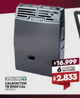 Bringeri Volcan Calefactor TB 2000 Cal oferta