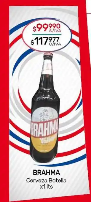 Nini Mayorista Brahma Cerveza Botella x1 lts oferta
