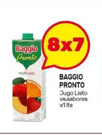 Nini Mayorista Baggio Pronto Jugo Listo vs. sabores x1 lts oferta
