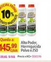 Alto Poder Hormiguicida Polvo x 250