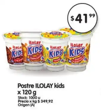 Supermercados Buenos Días Ilolay Postre kids x 120g oferta