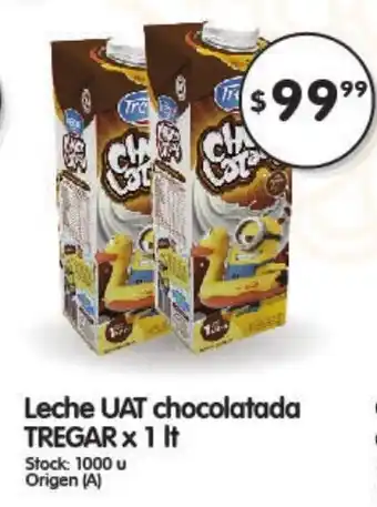 Supermercados Buenos Días Tregar Leche UAT chocolatada x 1lt oferta