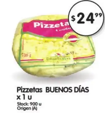 Supermercados Buenos Días Buenos Días Pizzetas x 1u oferta