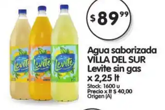 Supermercados Buenos Días Villa De Sur Agua saborizadas x 2,25lt oferta