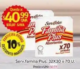 Medamax Serv. Familia Plus 32 x 30 x 70 u. oferta