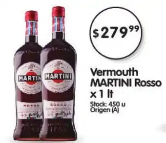 Supermercados Buenos Días Martini VErmouth Rosso x 1lt oferta