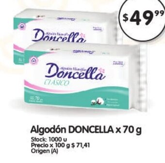 Supermercados Buenos Días Doncella Algodon x 70g oferta