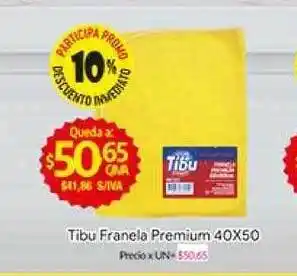 Medamax Tibu Franela Premium 40 x 50 oferta
